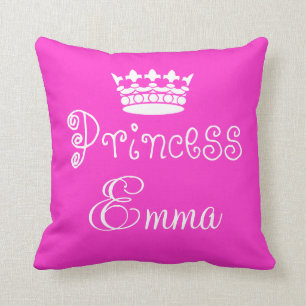 Personalisierter Name Princess Emma Pillow Kissen