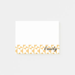 Personalisierter Name Pumpkin Pinwheels Post-it Klebezettel