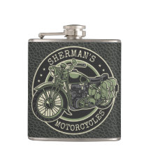 Personalisierter NAME Retro Militärische Motorradf