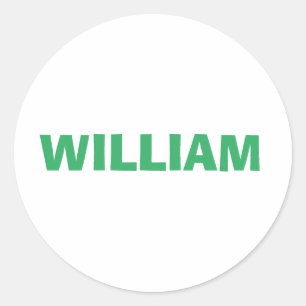 Personalisierter Name Runder Aufkleber