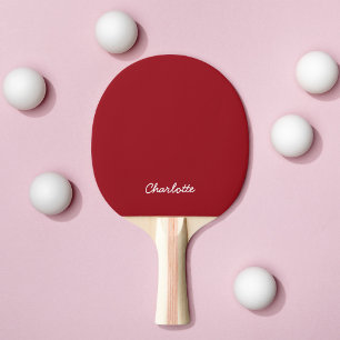 Personalisierter Name Skript vollständig bearbeitb Tischtennis Schläger