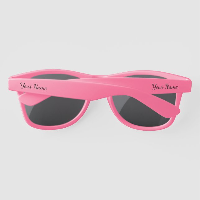 Personalisierter Name Skripttext Pink Trendy (Rückseite)