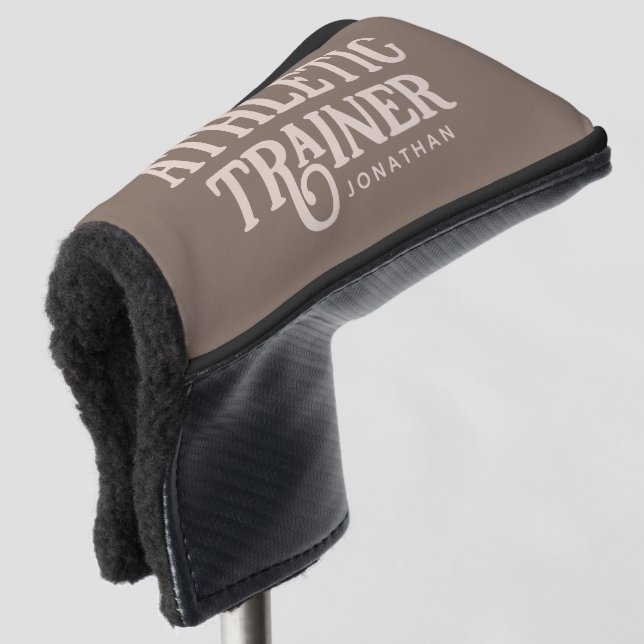 Personalisierter Name Sporttrainer Golf Headcover (3/4 Vorderseite)