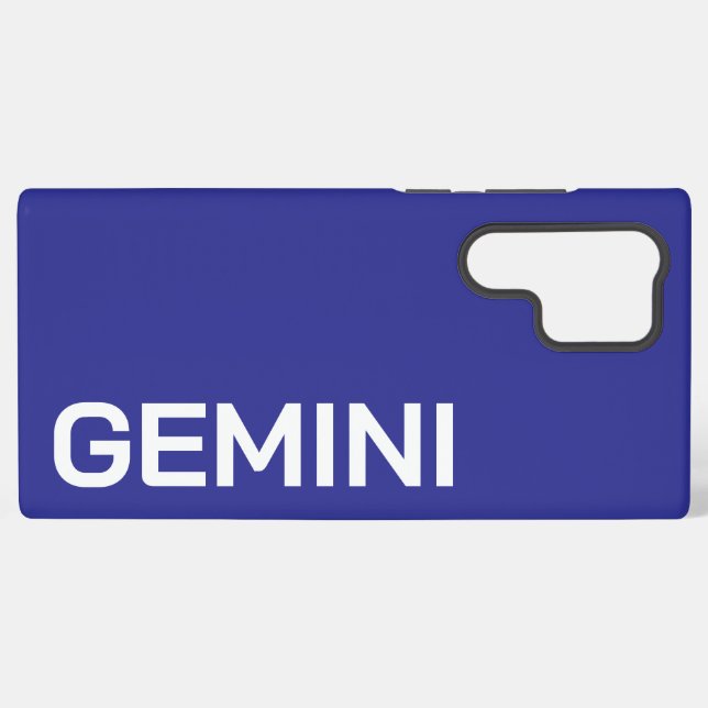 PERSONALISIERTER NAME STERNZEICHEN STYLISCH MODERN SAMSUNG GALAXY HÜLLE (Rückseite (Horizontal))