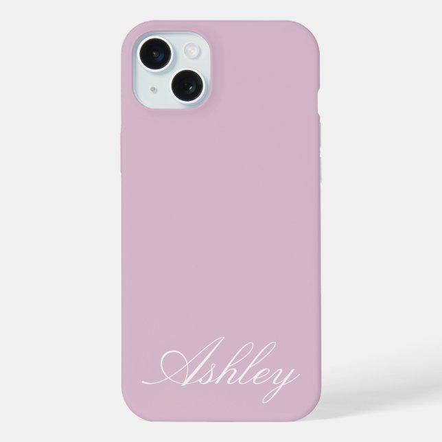 Personalisierter Name Stylisch Modern Elegant Mini iPhone Hülle (Rückseite)