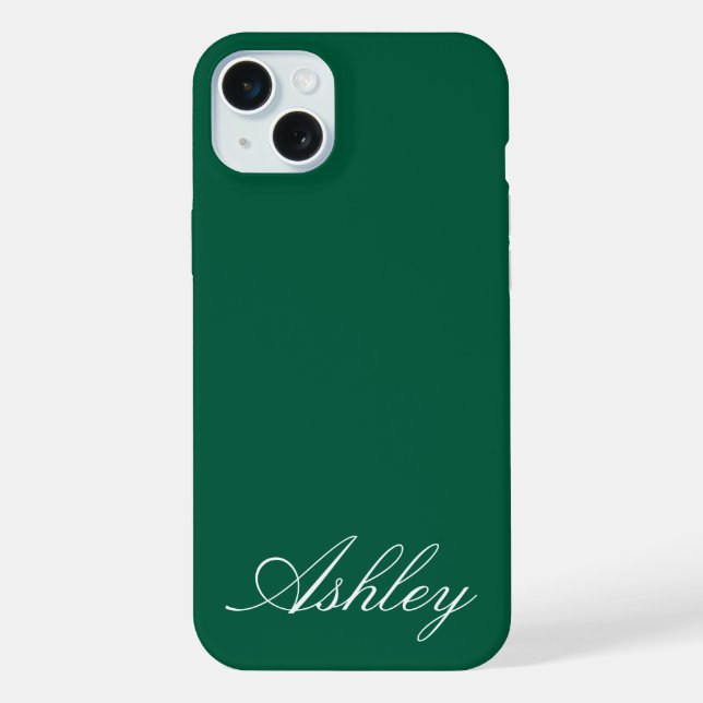 Personalisierter Name Stylisch Modern Elegant Mini iPhone Hülle (Rückseite)