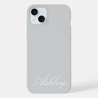 Personalisierter Name Stylisch Modern Elegant Mini iPhone 15 Plus Hülle