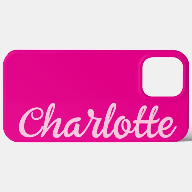 Personalisierter Name Stylisch Modern Minimal Hot  Case-Mate iPhone Hülle (Rückseite (Horizontal))