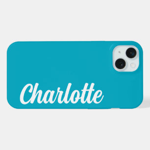Personalisierter Name Stylisch Moderne Minimal Mon iPhone 15 Plus Hülle