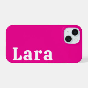 Personalisierter Name Stylisch Moderne Minimale Mo iPhone 15 Hülle