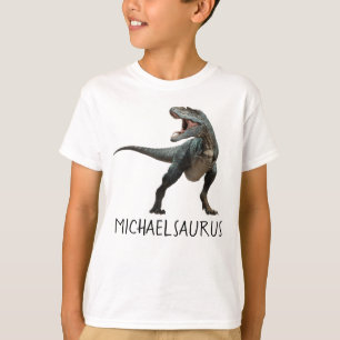 Personalisierter Name T-Rex Tyrannosaurus T-Shirt