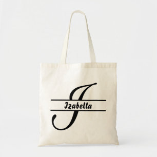 personalisierter Name Tasche, Sonderbrief I Gesche Tragetasche