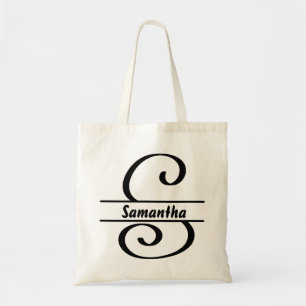 personalisierter Name Tasche, Sonderbrief S Gesche Tragetasche