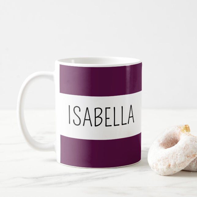 Personalisierter Name Tasse Weihnachtsgeschenk für (Mit Donut)