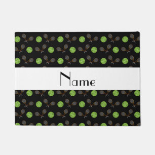 Personalisierter Name: Tennisball Fußmatte