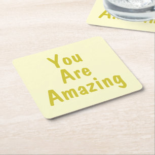 PERSONALISIERTER NAME & TEXT EINFACH STYLISH MODER RECHTECKIGER PAPPUNTERSETZER