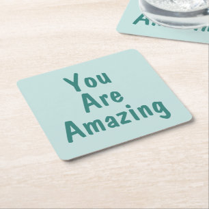 PERSONALISIERTER NAME & TEXT EINFACH STYLISH MODER RECHTECKIGER PAPPUNTERSETZER