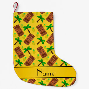 Personalisierter Name Ti Ananas Palme Kleiner Weihnachtsstrumpf