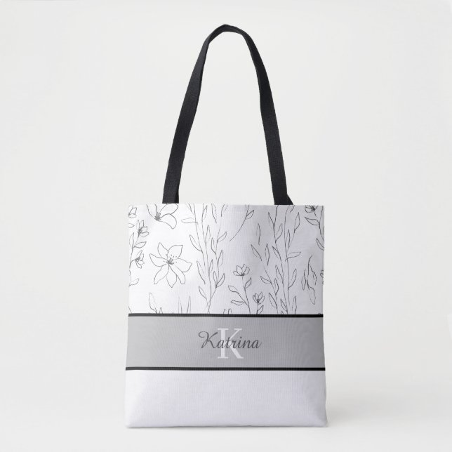 Personalisierter Name Tote Bag (Vorderseite)