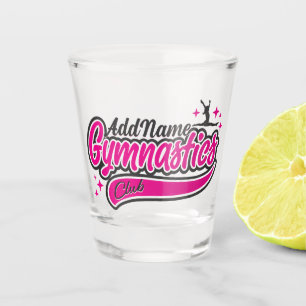 Personalisierter NAME Turnen Split Leap Gerätturne Schnapsglas