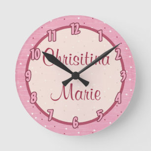 Personalisierter Name Uhr Herz und Liebe