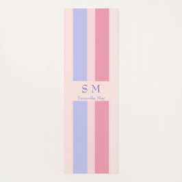 Personalisierter Name und Anfangsname Yogamatte