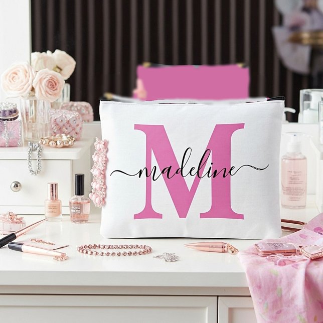 Personalisierter Name und Buchstabe Zubehörtasche (Von Creator hochgeladen)