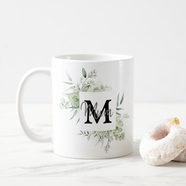 Personalisierter Name und erste Tasse mit Grünpfla (Mit Donut)
