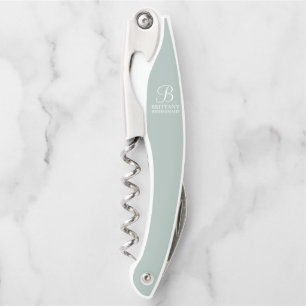 Personalisierter Name und Monogramm der Brautjungf Kellnermesser