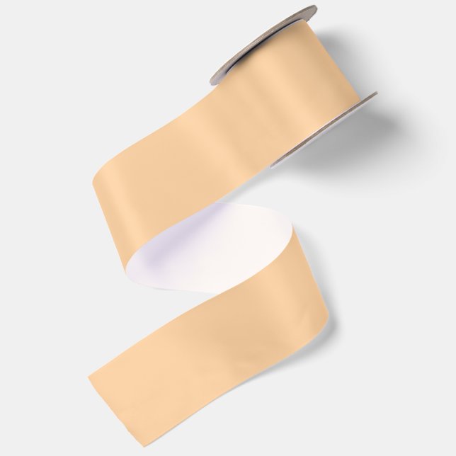 PERSONALISIERTER NAME UND TEXT BEIGE SATINBAND (Rückseite)