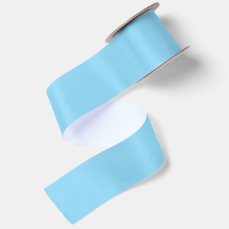PERSONALISIERTER NAME UND TEXT HELLBLAU SATINBAND