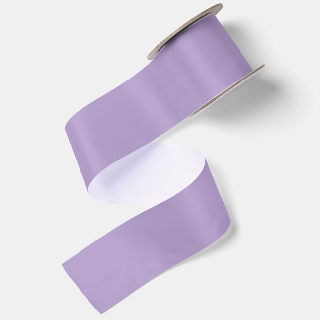 PERSONALISIERTER NAME UND TEXT LAVENDEL SATINBAND (Rückseite)