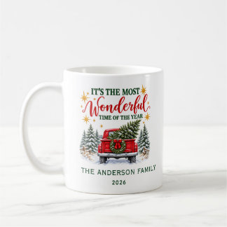 Personalisierter Name und Weihnachten Jahr Kaffeetasse