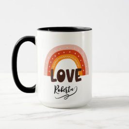 Personalisierter Name Valentinstag  Tasse