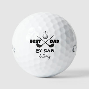 Personalisierter Name Vatertag Bester Vater Par Golfball