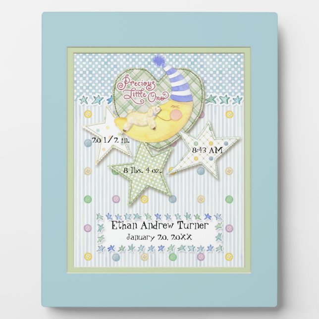 Personalisierter Name Wall Kinderzimmer Kunst für  Fotoplatte (Vorderseite)