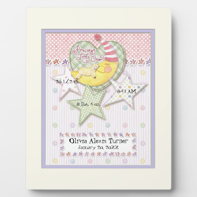 Personalisierter Name Wall Kinderzimmer Kunst für  Fotoplatte (Vorderseite)