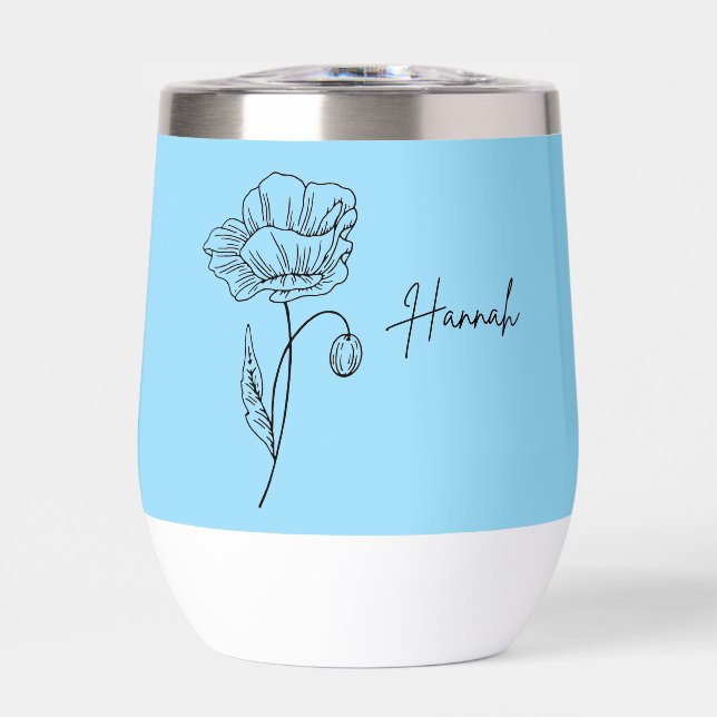 Personalisierter Name Wasser Flasche (Vorderseite)