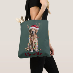 Personalisierter Name Weihnachten Golden Retriever