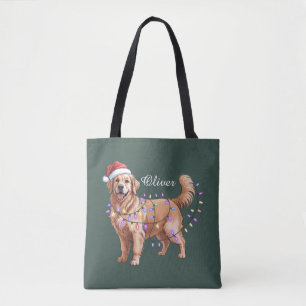 Personalisierter Name Weihnachten Golden Retriever