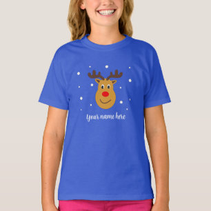 Personalisierter Name Weihnachtsmann-T - Shirt