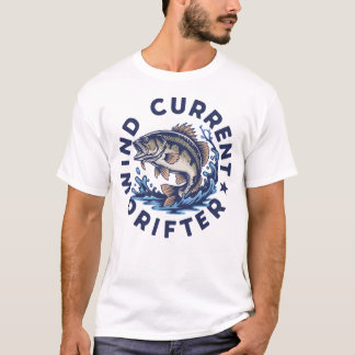 Personalisierter Name Wind Drift Bass T-Shirt
