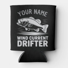 Personalisierter Name Windstrom-Drifter-Barsch-Fis Dosenkühler