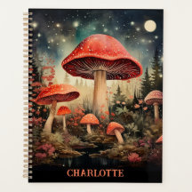 Personalisierter Name Zaubermagie Mushroom