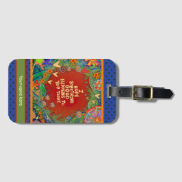 Personalisierter Name Zitat Blumenkohl Individuell Gepäckanhänger