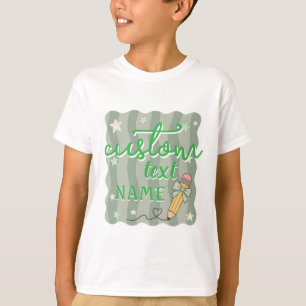 Personalisierter Name Zurück zur Schule Klasse T-Shirt