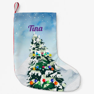 Personalisierter Namens-Christmas-Strumpf Kleiner Weihnachtsstrumpf