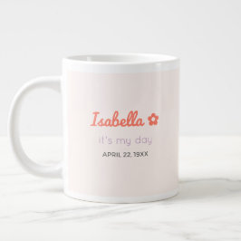 Personalisierter Namens Geburtstag Kaffeebecher fü Jumbo-Tasse