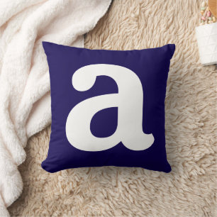 Personalisierter Namensanfang Stylisch Modern Mini Kissen