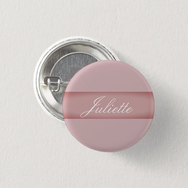 Personalisierter Nametag Button (Vorne & Hinten)